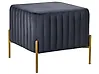 Footstool UTAH Velvet Black