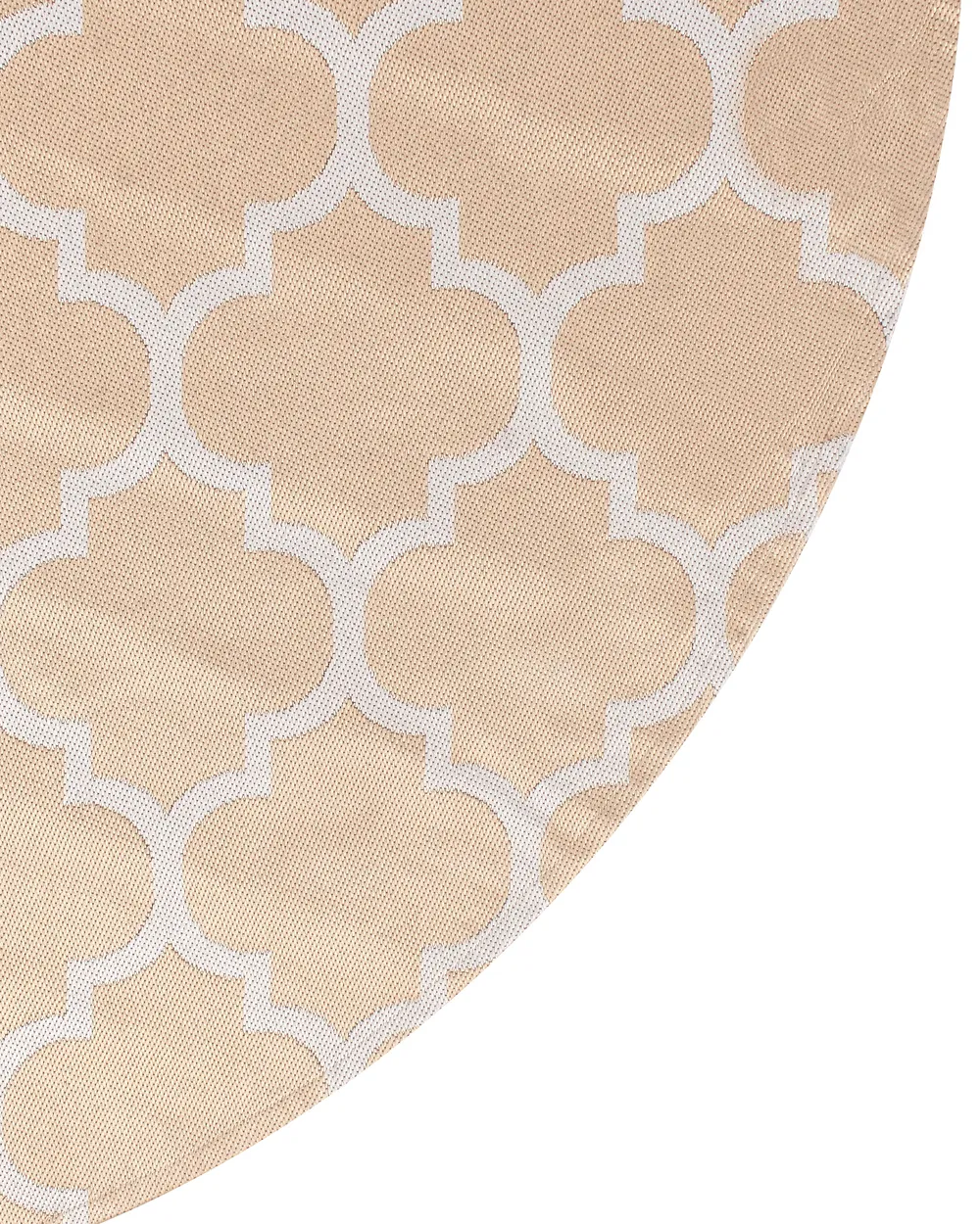 Outdoor Rug MOSORE Beige ø 160 cm_992250