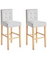 Set di 2 sedie alte MADISON Grigio