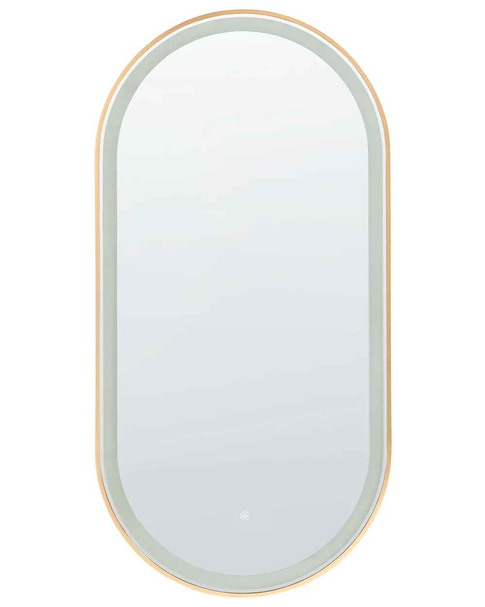 Lustro łazienkowe LED CHIDDES 60 cm 120 cm Srebrny