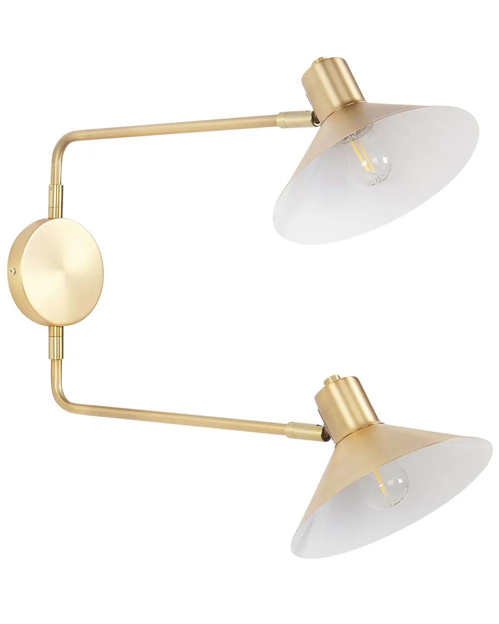 Lampa ścienna KADASSA Regulowana Metal Złoty