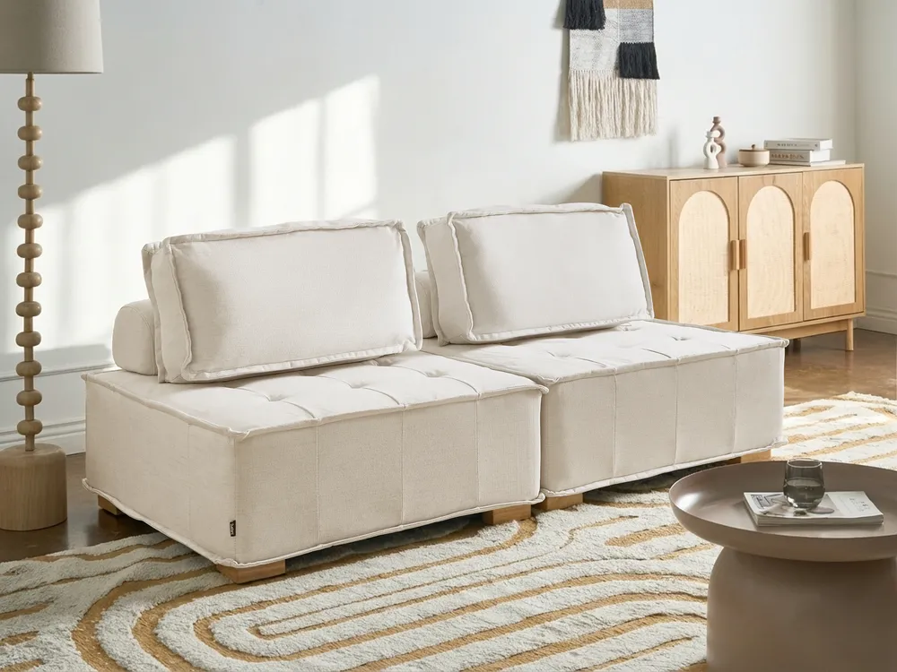 Sofa modułowa dla 2 osób TIBRO Złamana biel