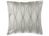 Set of 2 Cushions Diamond Pattern 45 x 45 cm Grey FENNEL_770068