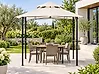 Cenador NARO 240 cm x 148 cm Metal Beige