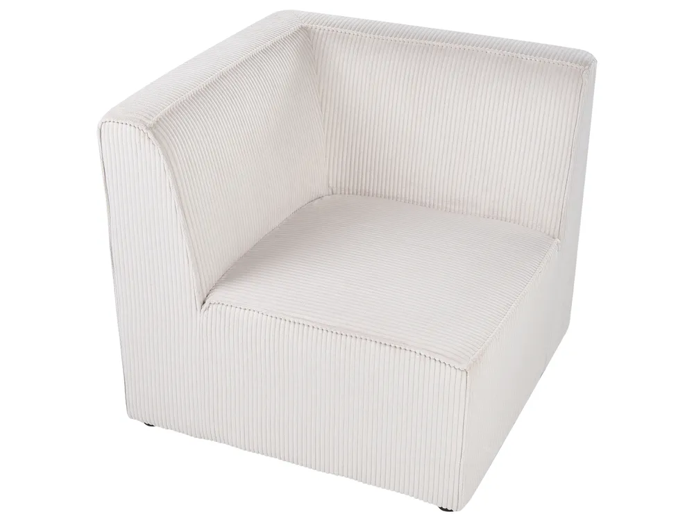 Corner Seat LEMVIG Corduroy Beige Left Hand_1052002