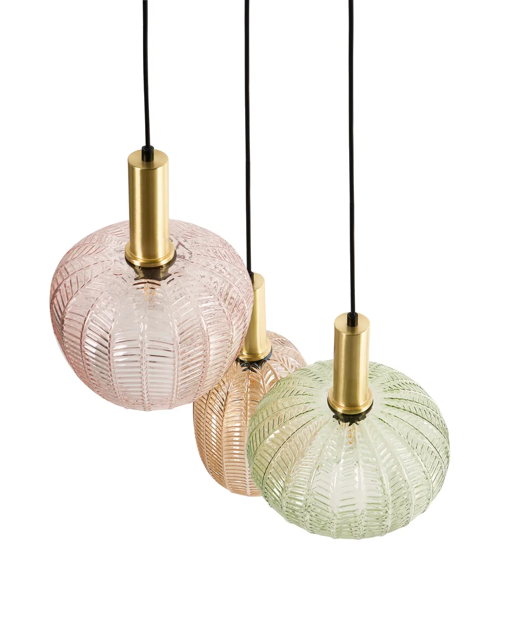 Pendant Lamp NJORO Glass Multicolour_1029321