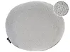 Throw Cushion SALVIA 30 x 30 cm Boucle Grey Solid