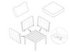 5 Seater Garden Sofa Set Light Grey SKALA_935129