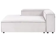 Modular Corner Sofa 4 Seater ARDAL Corduroy Off-White Right Hand_1008124