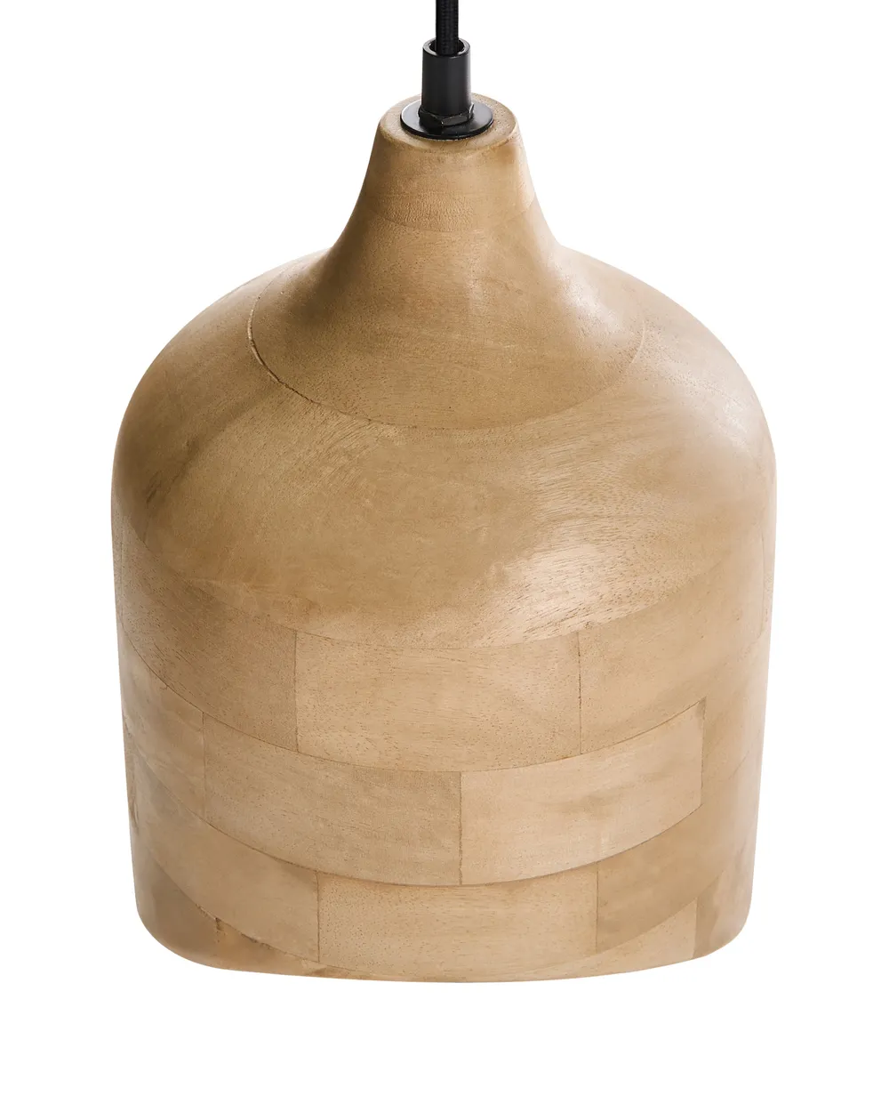 Pendant Lamp PANDU Mango Wood Light Brown_986444