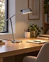 LED Desk Lamp LEONIS with Dimmer Grey