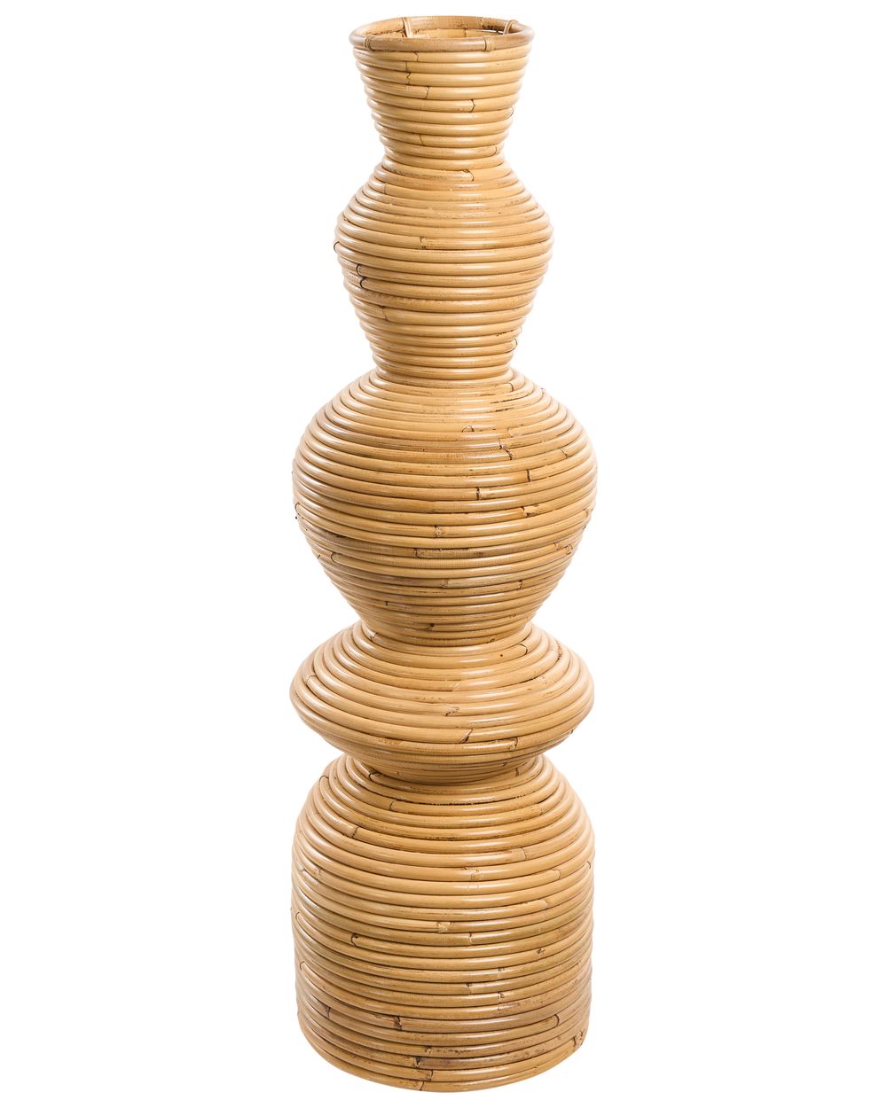 Wazon dekoracyjny NUORO 70 cm Rattan Naturalny