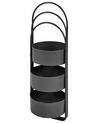 Metal Plant Pot Stand Black COLUTENA_933714