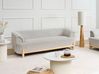 Sofa 3 Seater ALNOR Fabric Light Grey