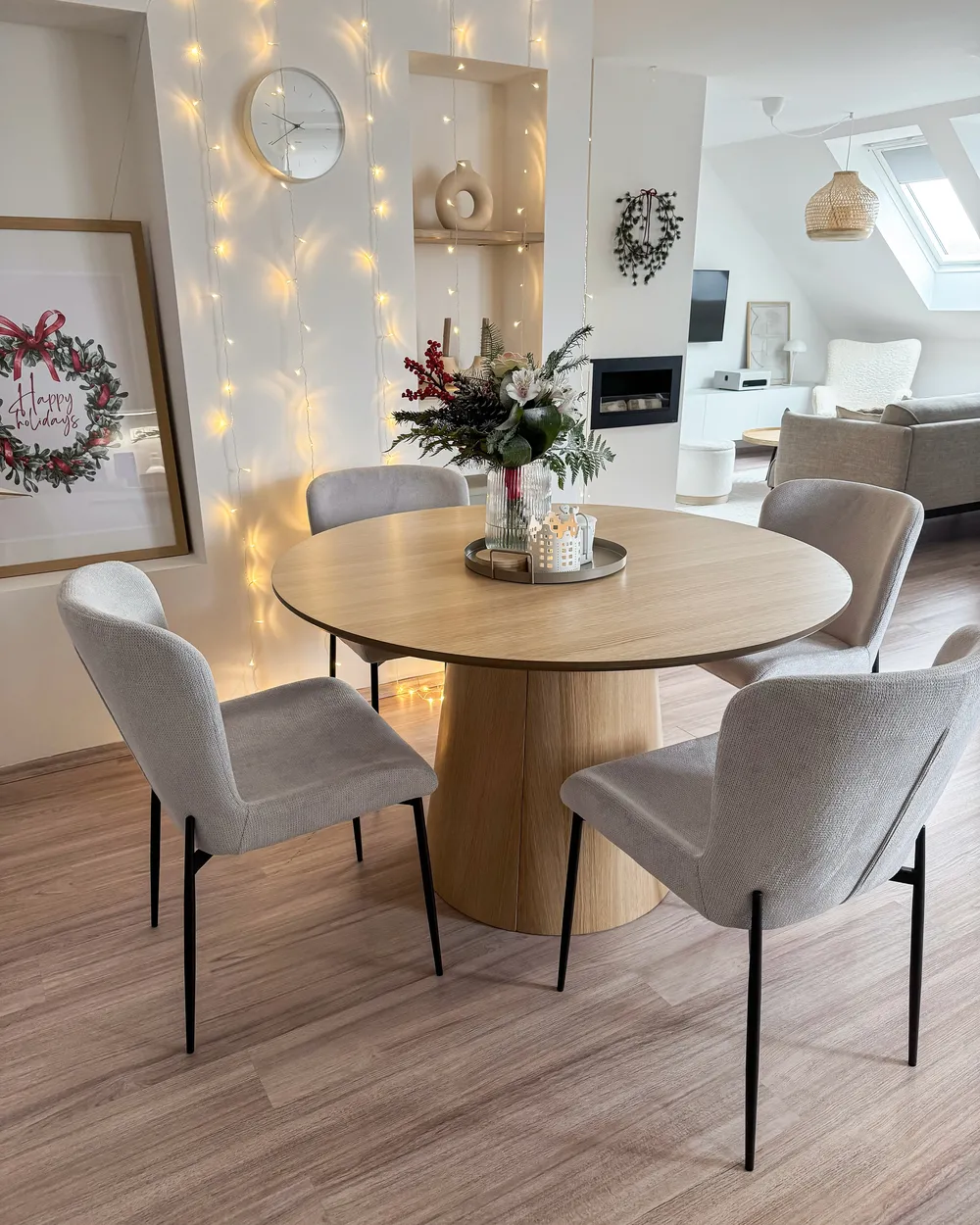 Set di 2 sedie da pranzo ADA Grigio scuro_952379