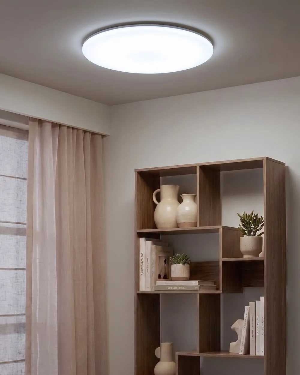 LED Ceiling Lamp VEYA with Remote with Dimmer White