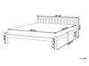 Dřevěná postel 180 x 200 cm bílá FLORAC_753566