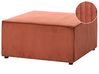 Ottoman LEMVIG Corduroy Golden Brown