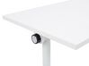Schreibtisch weiß 120 x 60 cm klappbar mit Rollen CAVI_922097