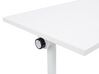 Bureau pliable avec roulettes 120 x 60 cm blanc CAVI_922097