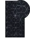 Faux Fur Rug THATTA Black 80 x 150 cm