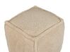 Pouffe Light Brown ALIPUR_935522