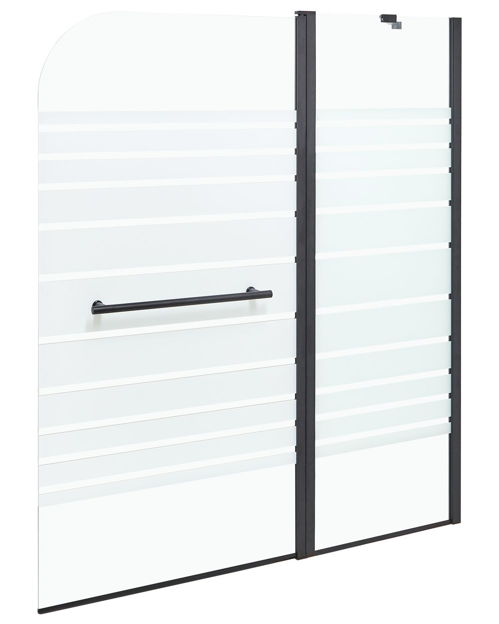 Painel de duche TUAPI 140 x 120 cm Preto