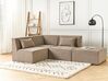 Jumbo Cord Corner Section Taupe LEMVIG_876486