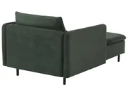 Modular Corner Sofa 3 Seater EGERIS Corduroy Dark Green Left Hand_1067166