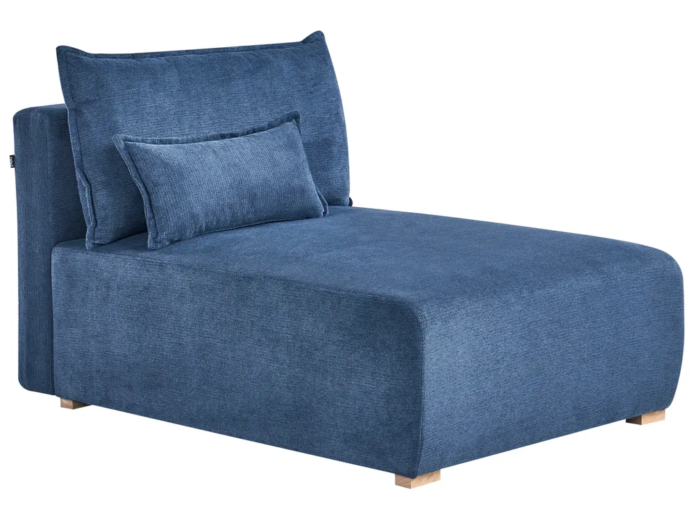 Modular Corner Sofa NERBO Fabric Blue Left Hand_1035017
