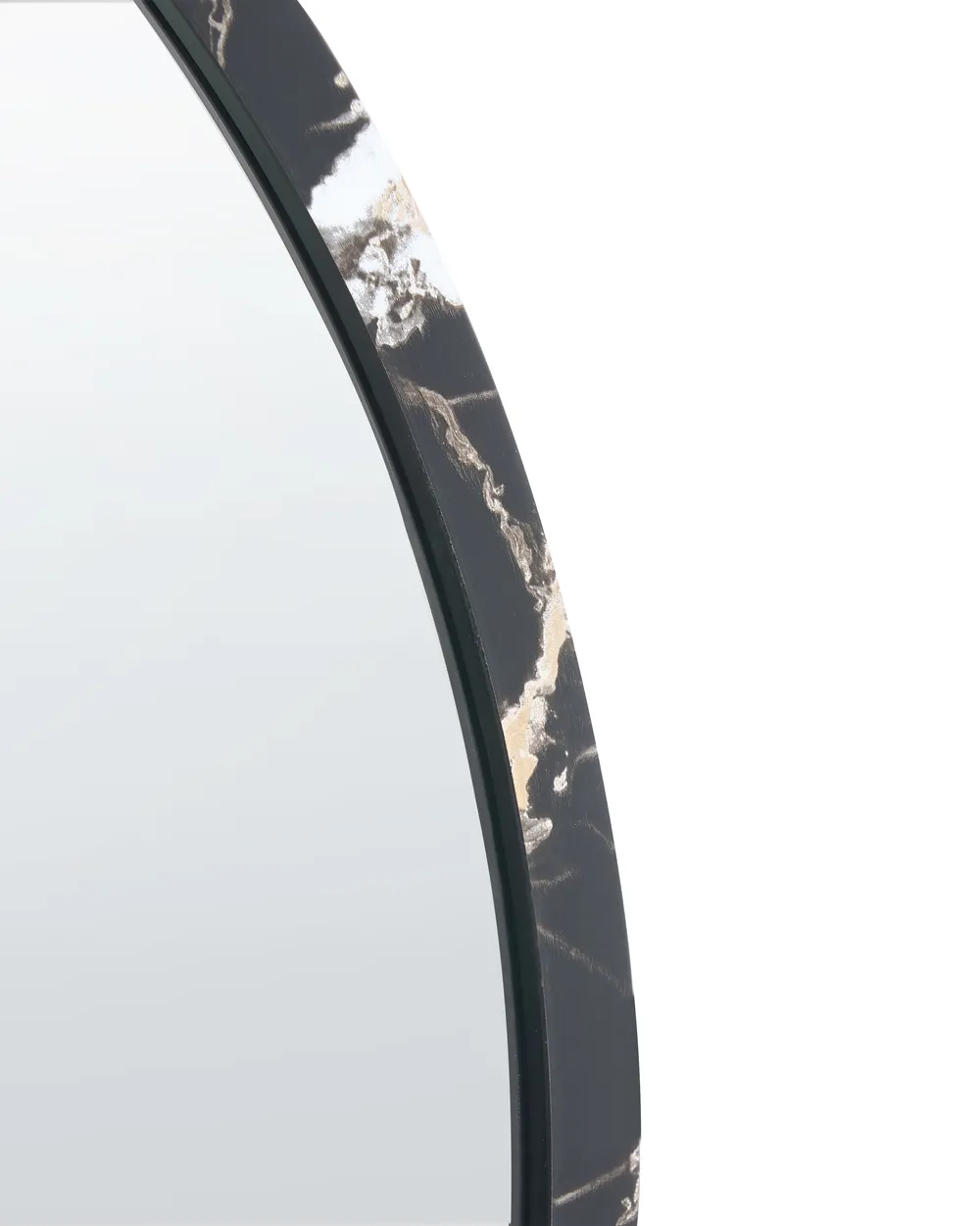 Lustro ścienne MARTEL 69 cm 69 cm Czarny_1032668