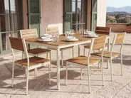 Set of 2 Garden Chairs GIOVINAZZO Acacia Wood Brown_1124804