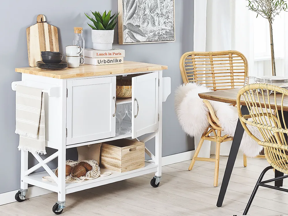 Kitchen Trolley MELE White_1178133