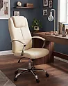 Executive Chair WINNER Faux Leather Light Beige