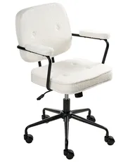 Desk Chair PAWNEE Boucle Off-White_1019049