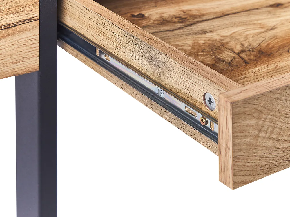 Scrivania VIDA 120 cm 55 cm con contenitore Marrone chiaro_824549