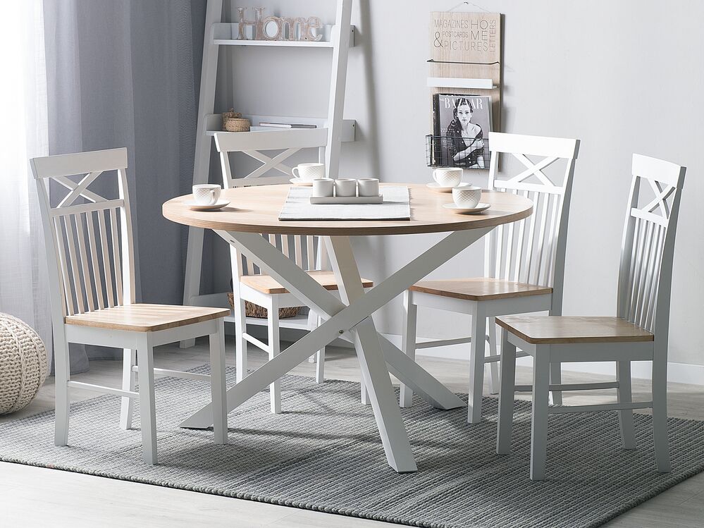 Table de repas JACKSONVILLE Marron clair 120 cm 120 cm