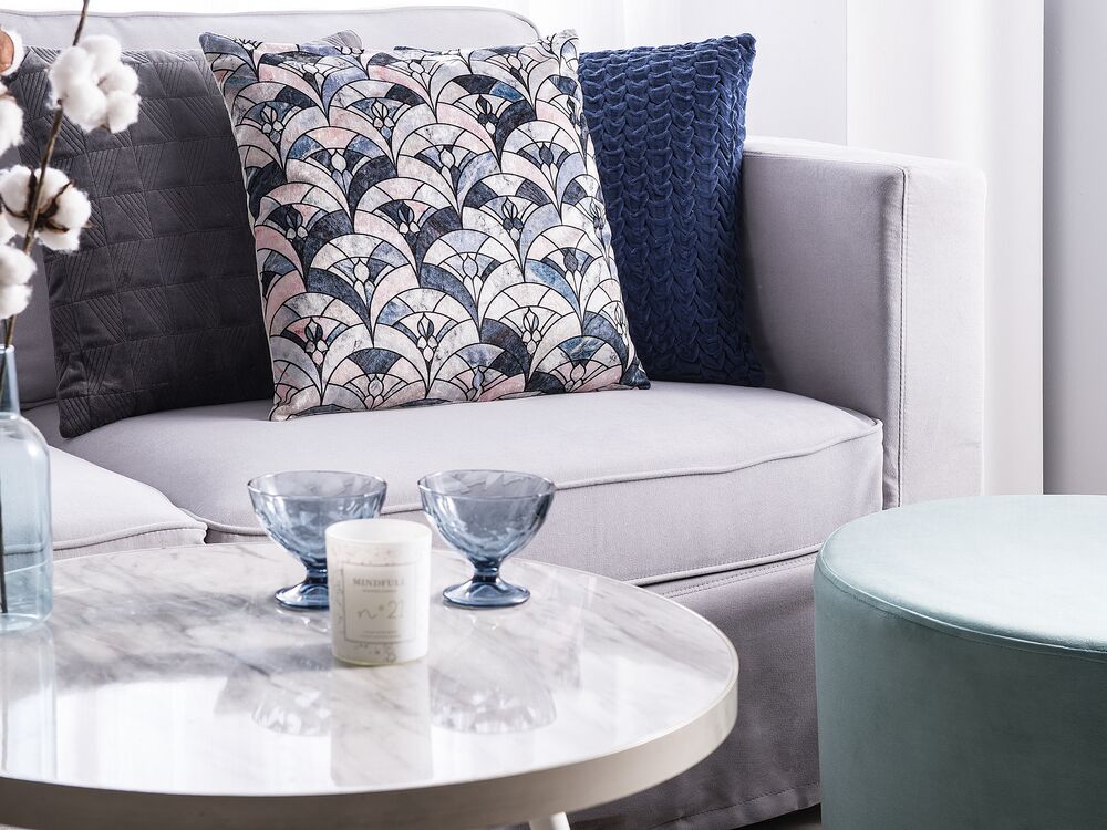 Throw Cushion KOODAL 45 x 45 cm Multicolour Geometric Pattern