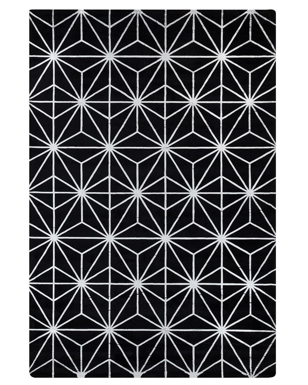 Covor SIBEL Negru 160 x 230 cm Viscoză