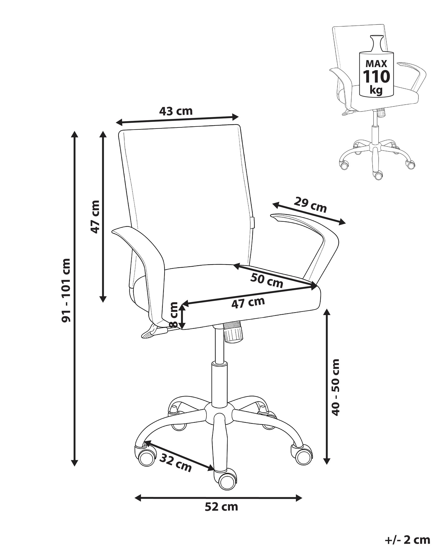 Office Chair MODRA Dark Grey_1053102
