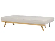 Sofa Bed 2 Seater KALFAFEL Fabric Light Beige_907878