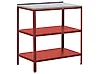 Outdoor Kitchen Island VILAMA Red Metal