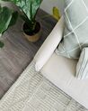 Tappeto lana beige chiaro 140 x 200 cm LAPSEKI_913448