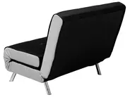 Divano letto singolo FARRIS Tessuto Nero_733214