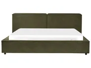 Bed Boucle LINARDS 180 x 200 cm (EU Super King) Dark Green_933719