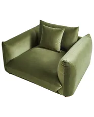 Armchair LUVOS Velvet Green_970279