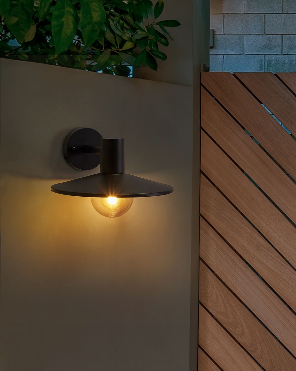 Outdoor Wall Light BARALIA Black