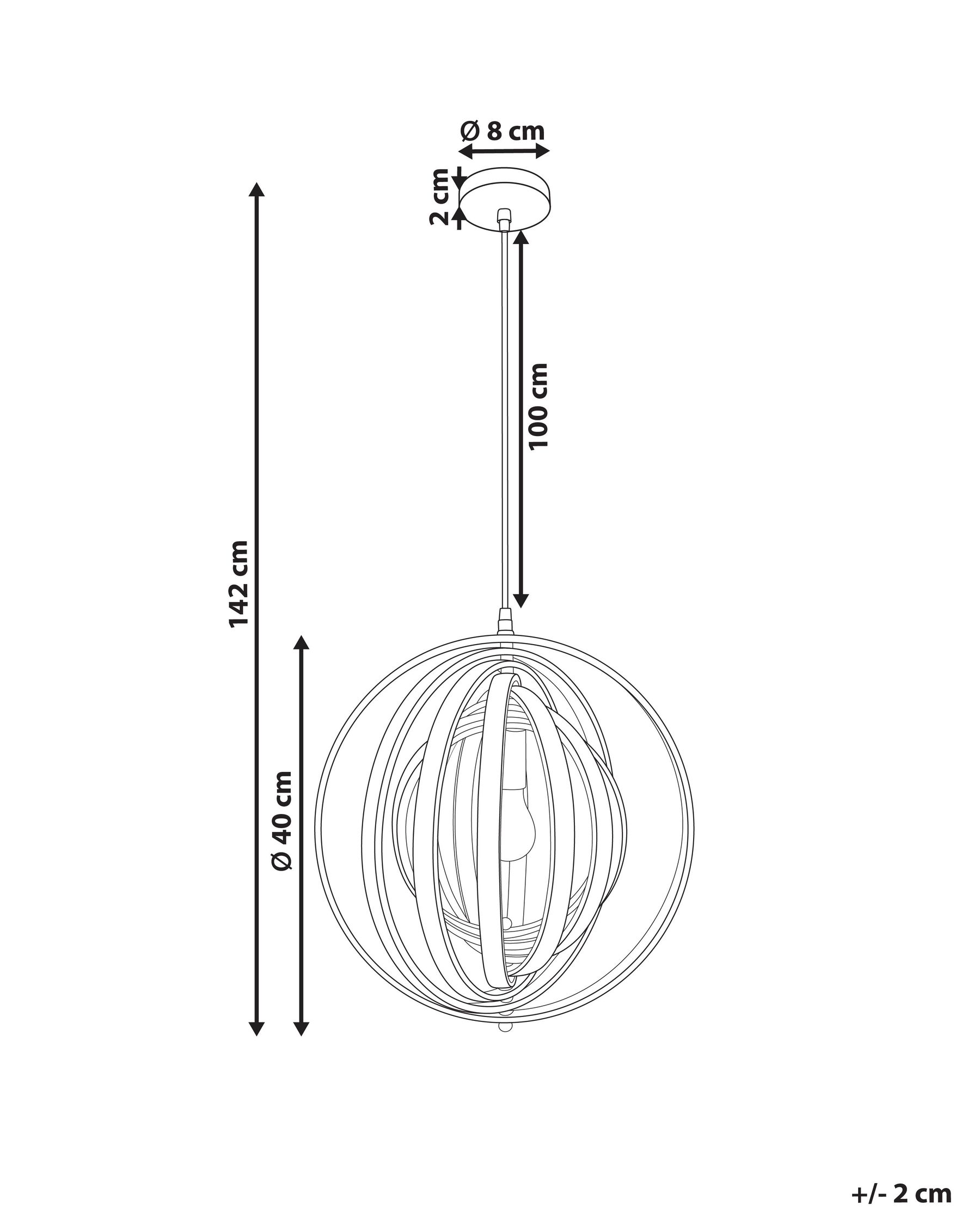 Lampa wisząca drewniana czarna MURRELL_967891