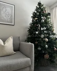 Sztuczna choinka świąteczna LED FIDDLE 210 cm Zielony_887280