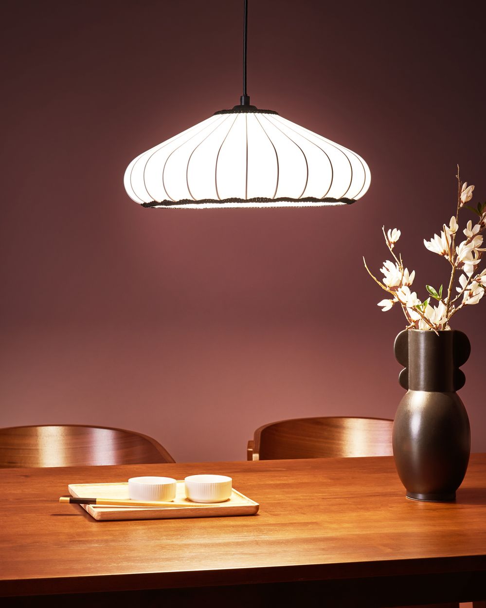 Hanglamp ZULIA Synthetisch materiaal Wit